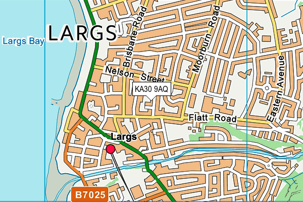 KA30 9AQ map - OS VectorMap District (Ordnance Survey)