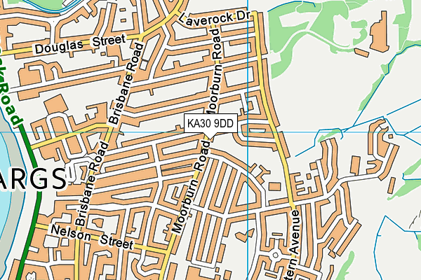 KA30 9DD map - OS VectorMap District (Ordnance Survey)