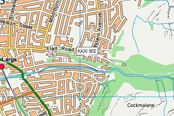 KA30 9EE map - OS VectorMap District (Ordnance Survey)