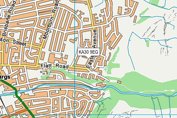 KA30 9EG map - OS VectorMap District (Ordnance Survey)