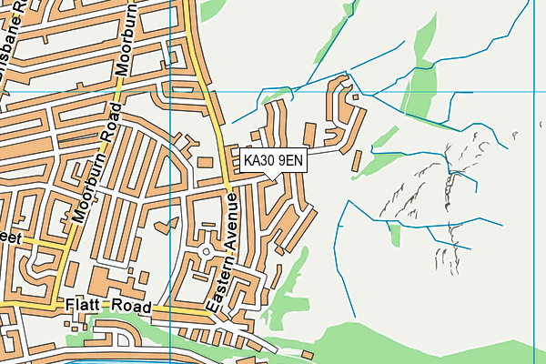 KA30 9EN map - OS VectorMap District (Ordnance Survey)
