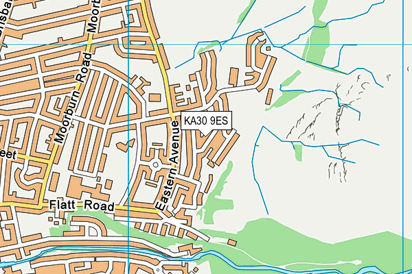 KA30 9ES map - OS VectorMap District (Ordnance Survey)