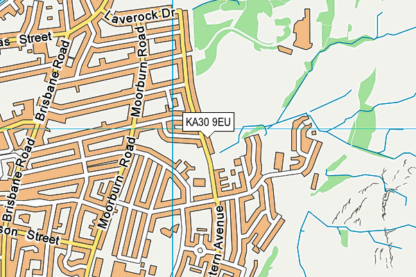 KA30 9EU map - OS VectorMap District (Ordnance Survey)