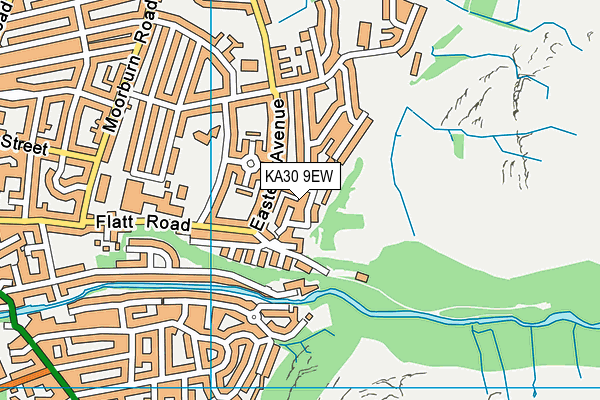 KA30 9EW map - OS VectorMap District (Ordnance Survey)