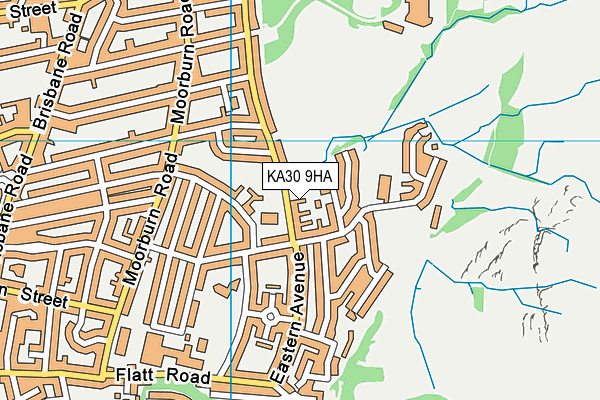KA30 9HA map - OS VectorMap District (Ordnance Survey)