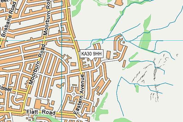 KA30 9HH map - OS VectorMap District (Ordnance Survey)