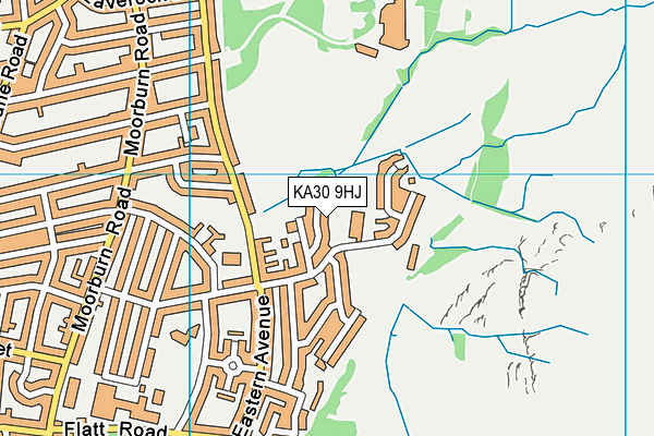 KA30 9HJ map - OS VectorMap District (Ordnance Survey)