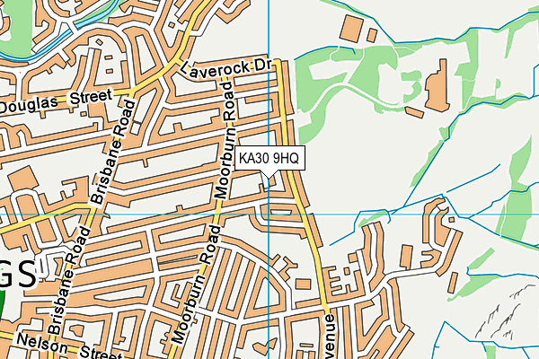 KA30 9HQ map - OS VectorMap District (Ordnance Survey)