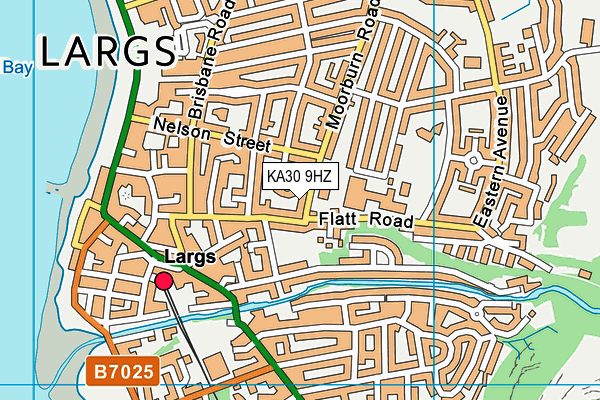 KA30 9HZ map - OS VectorMap District (Ordnance Survey)