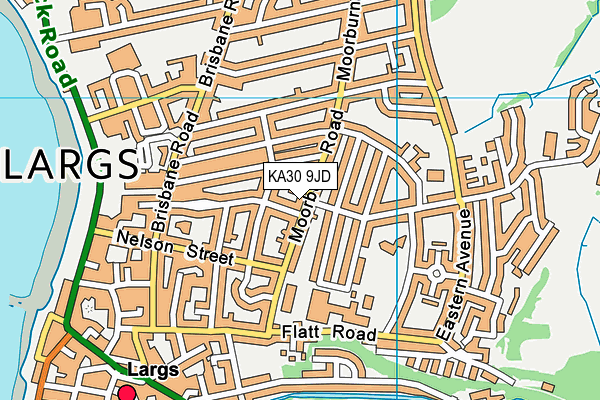 KA30 9JD map - OS VectorMap District (Ordnance Survey)