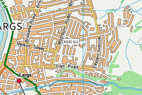 KA30 9JJ map - OS VectorMap District (Ordnance Survey)