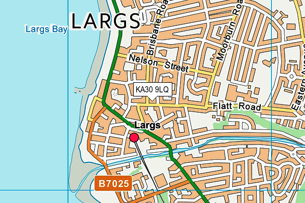 KA30 9LQ map - OS VectorMap District (Ordnance Survey)