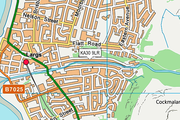 KA30 9LR map - OS VectorMap District (Ordnance Survey)