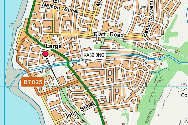 KA30 9NG map - OS VectorMap District (Ordnance Survey)