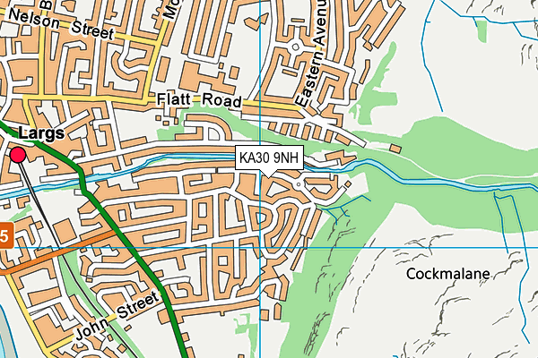KA30 9NH map - OS VectorMap District (Ordnance Survey)