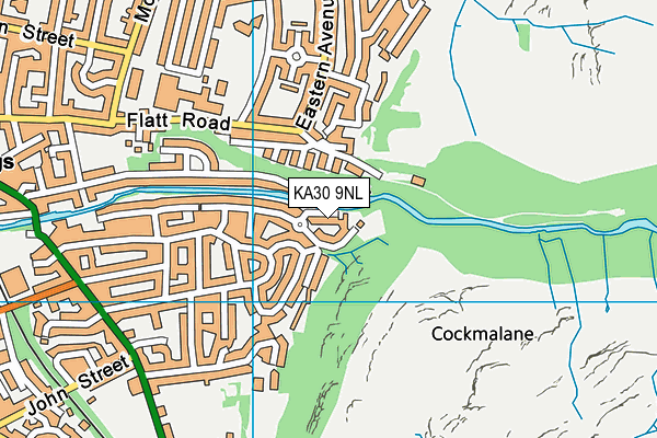 KA30 9NL map - OS VectorMap District (Ordnance Survey)