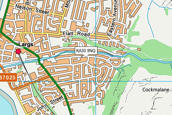 KA30 9NQ map - OS VectorMap District (Ordnance Survey)