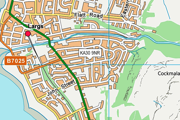 KA30 9NR map - OS VectorMap District (Ordnance Survey)