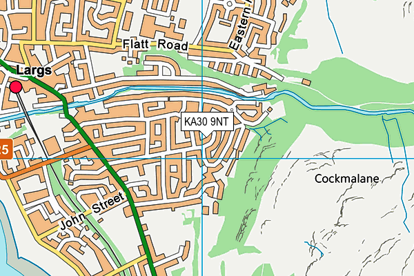 KA30 9NT map - OS VectorMap District (Ordnance Survey)