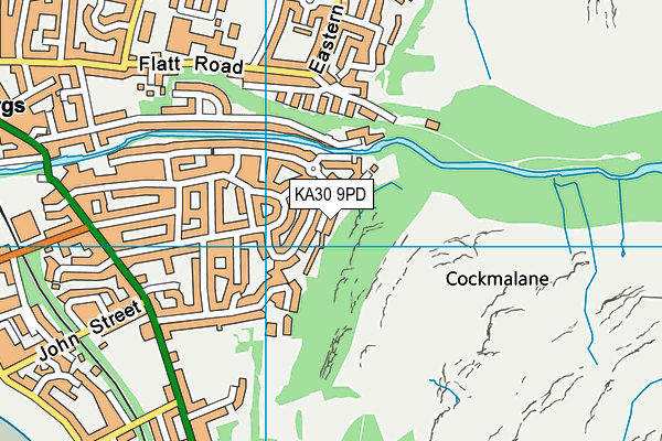 KA30 9PD map - OS VectorMap District (Ordnance Survey)