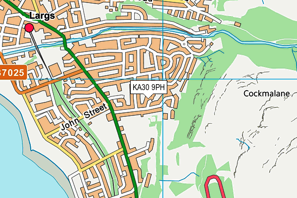 KA30 9PH map - OS VectorMap District (Ordnance Survey)