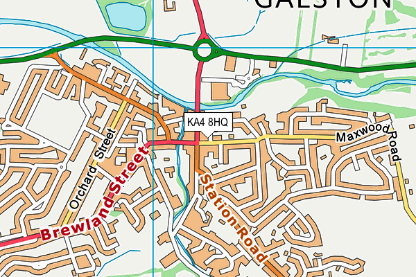 KA4 8HQ map - OS VectorMap District (Ordnance Survey)