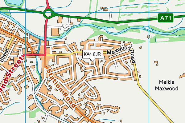 KA4 8JR map - OS VectorMap District (Ordnance Survey)