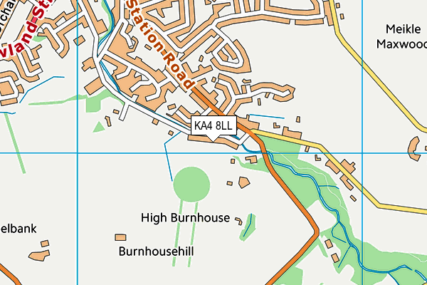 KA4 8LL map - OS VectorMap District (Ordnance Survey)