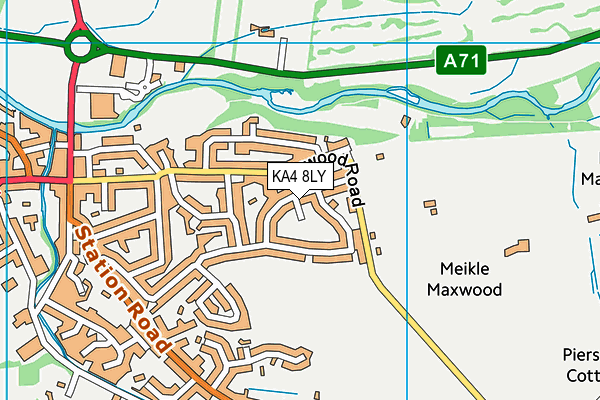 KA4 8LY map - OS VectorMap District (Ordnance Survey)