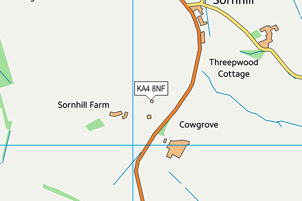 KA4 8NF map - OS VectorMap District (Ordnance Survey)