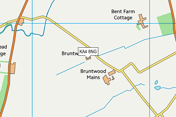 KA4 8NG map - OS VectorMap District (Ordnance Survey)