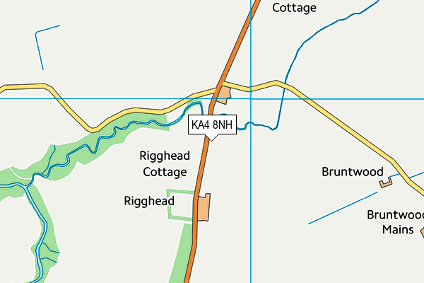 KA4 8NH map - OS VectorMap District (Ordnance Survey)