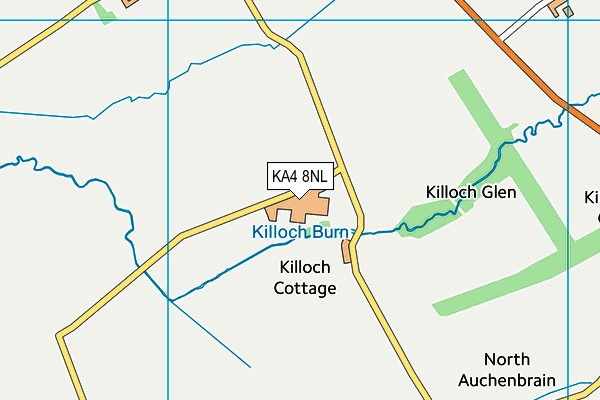 KA4 8NL map - OS VectorMap District (Ordnance Survey)