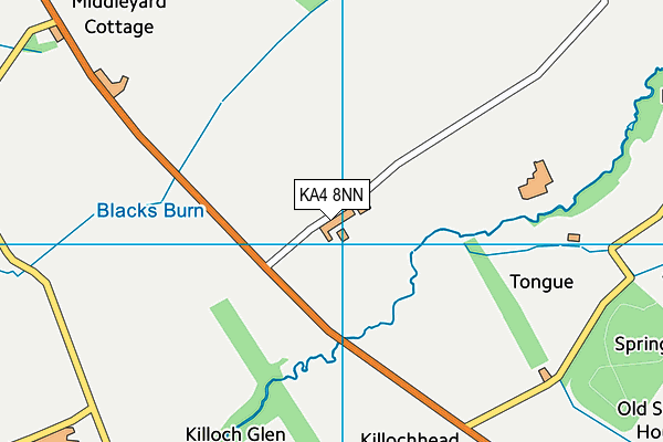 KA4 8NN map - OS VectorMap District (Ordnance Survey)