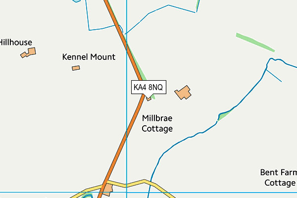 KA4 8NQ map - OS VectorMap District (Ordnance Survey)