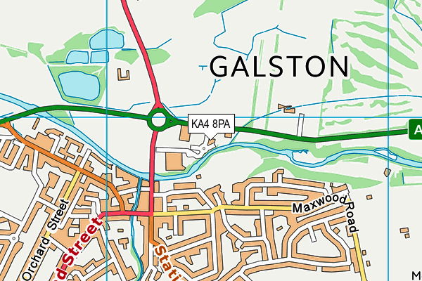 KA4 8PA map - OS VectorMap District (Ordnance Survey)