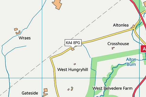KA4 8PG map - OS VectorMap District (Ordnance Survey)