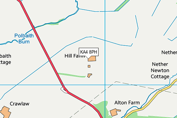 KA4 8PH map - OS VectorMap District (Ordnance Survey)