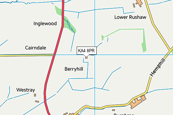 KA4 8PR map - OS VectorMap District (Ordnance Survey)