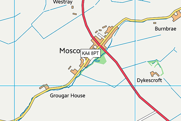 KA4 8PT map - OS VectorMap District (Ordnance Survey)