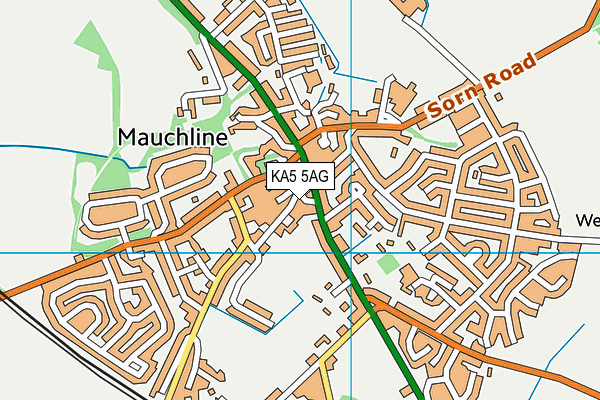 KA5 5AG map - OS VectorMap District (Ordnance Survey)