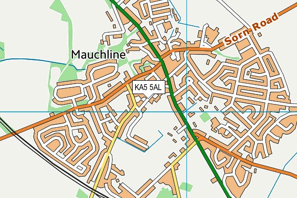 KA5 5AL map - OS VectorMap District (Ordnance Survey)