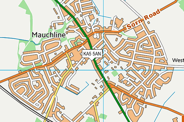 KA5 5AN map - OS VectorMap District (Ordnance Survey)