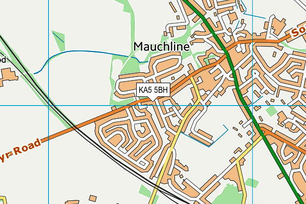 KA5 5BH map - OS VectorMap District (Ordnance Survey)