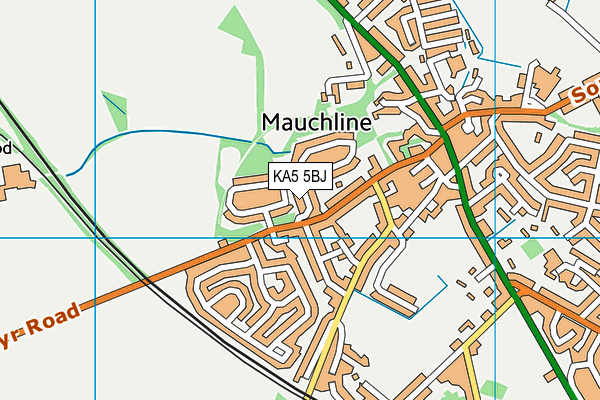 KA5 5BJ map - OS VectorMap District (Ordnance Survey)