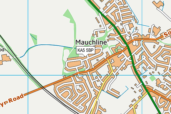 KA5 5BP map - OS VectorMap District (Ordnance Survey)