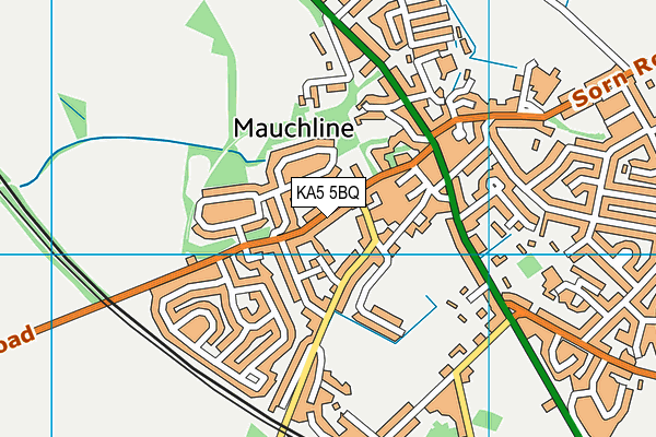 KA5 5BQ map - OS VectorMap District (Ordnance Survey)