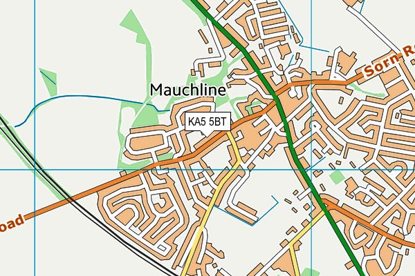 KA5 5BT map - OS VectorMap District (Ordnance Survey)