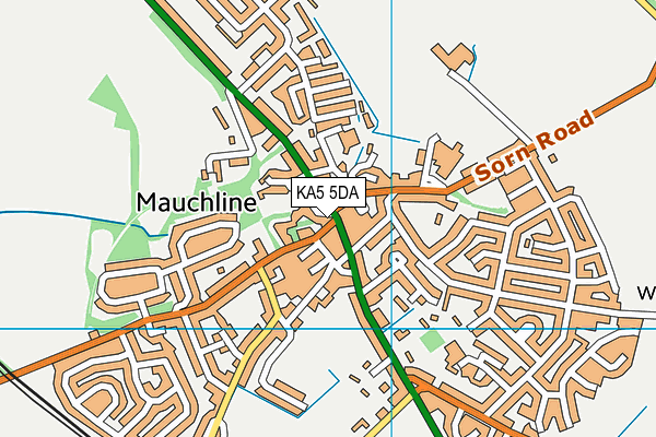 KA5 5DA map - OS VectorMap District (Ordnance Survey)