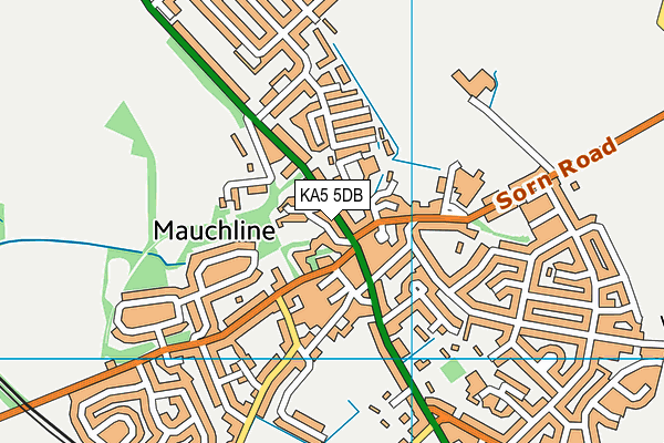 Map of MAUCHLINE SUPER STORE LTD at district scale